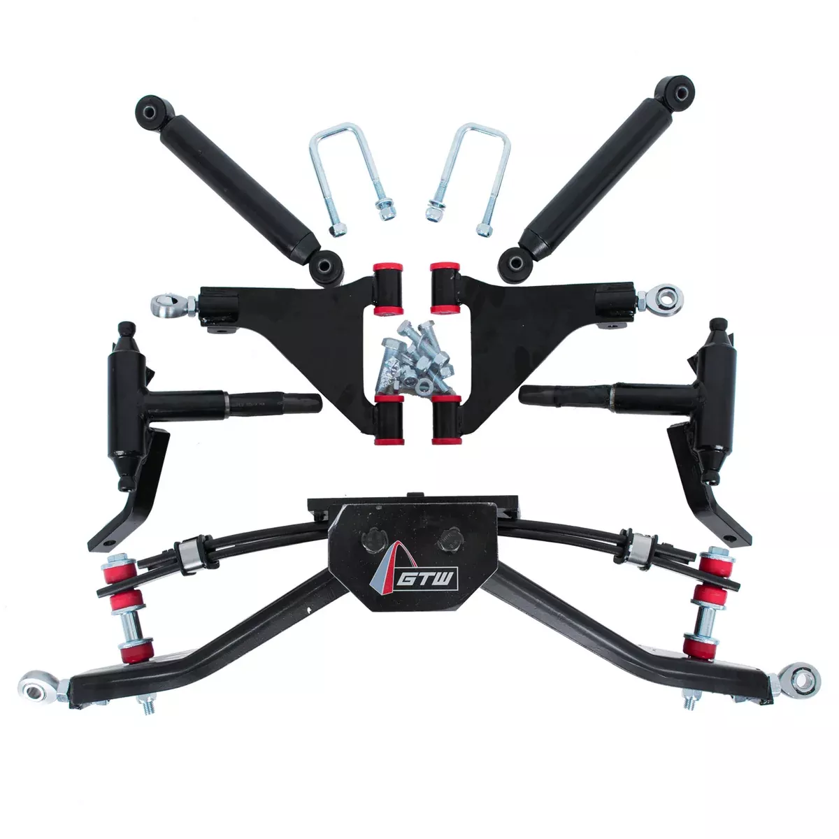 GTW EZGO RXV Electric 4" Double A-Arm Front Lift Kit (Years 2013.5-2022)