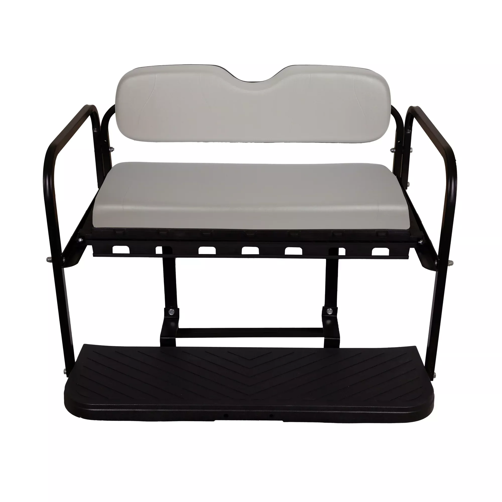 GTW MACH3 Rear Flip Seat for Club Car Precedent, Tempo, & Onward - Gray (Years 2004-Up)