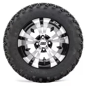 GTW Vampire Black and Machined Wheels with 22in Sahara Classic A-T – 12 Inch