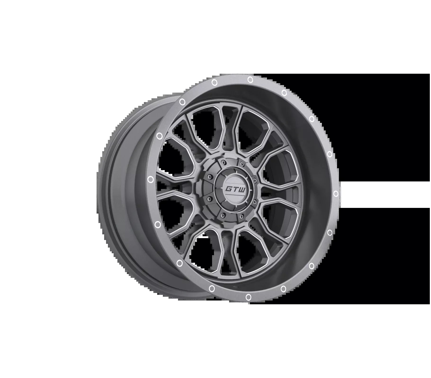 GTW Volt Gunmetal 14" Golf Cart Wheel (Single)