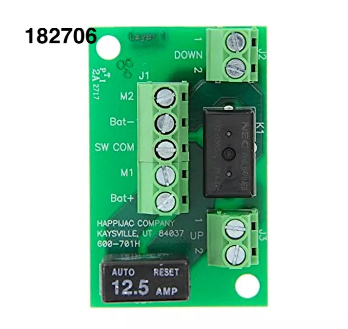 HAPPIJAC by Lippert 182706 Bed Lift Board 12.5 Amp
