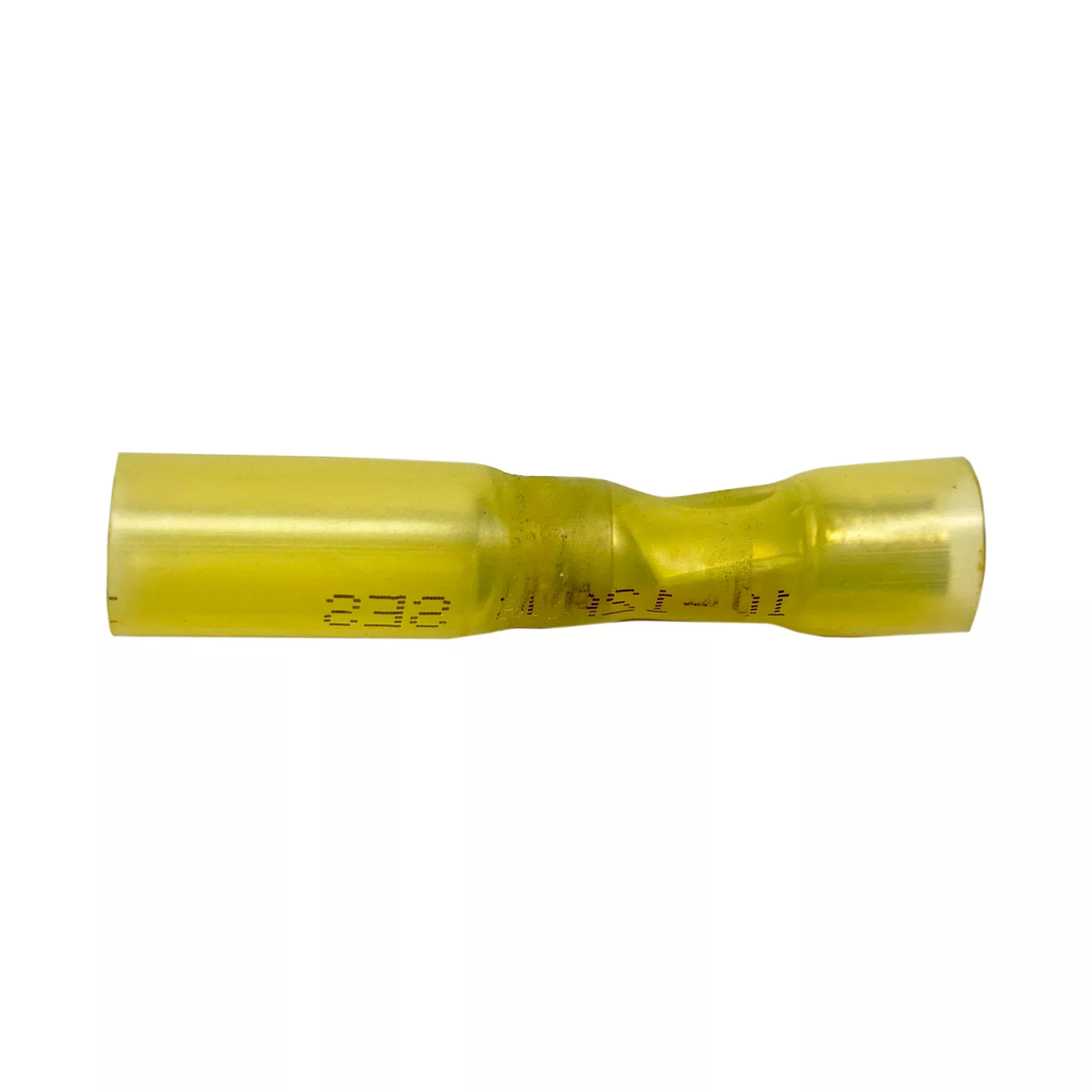 Heat Shrink & Crimp Yellow Female Bullet Connector 12-10 Gauge .195 Tab - 10 or 100 Pack