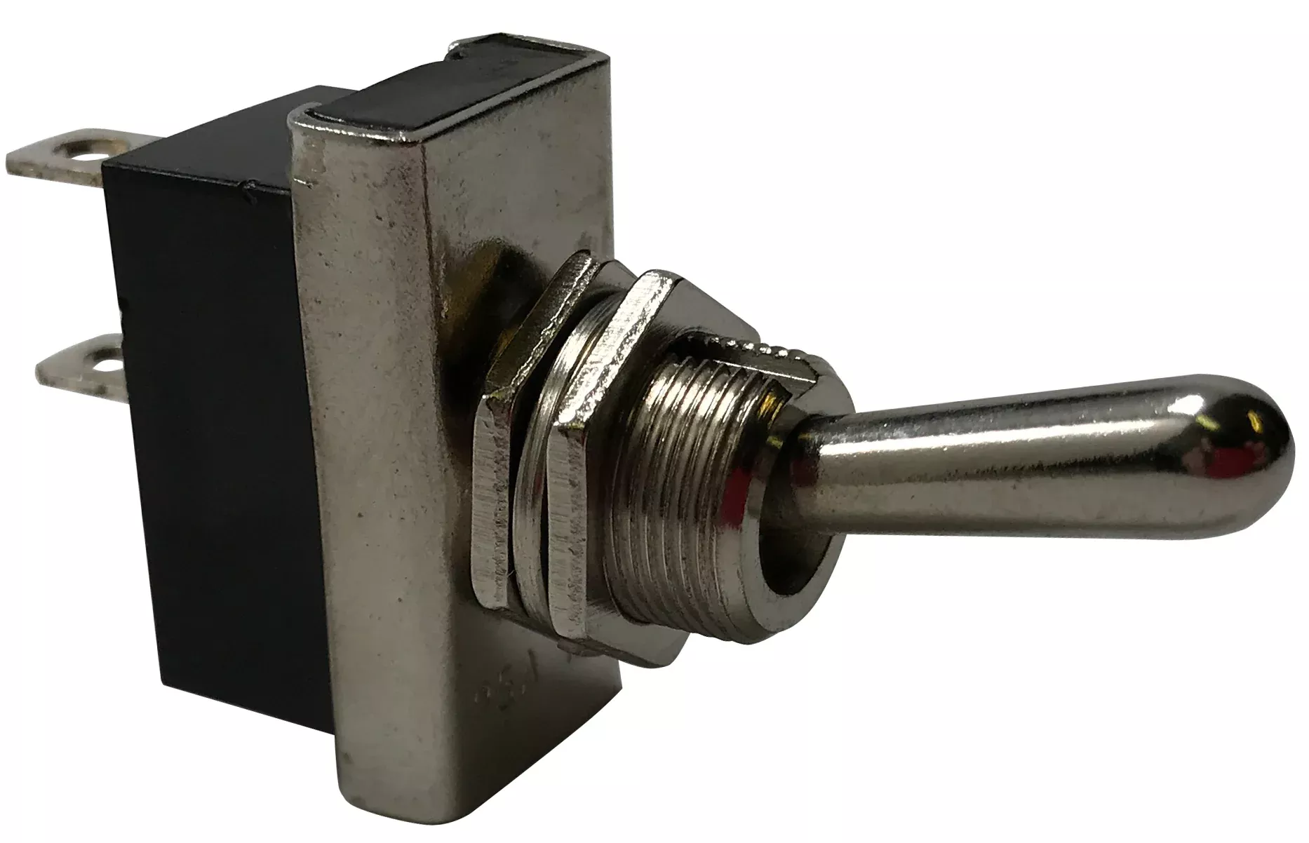 Heavy Duty On / Off Metal Toggle Switch SPST - 25 Amps @12 Volts - 1 or 2 Pack