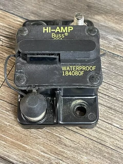 HI-AMP BUSS Waterproof 80 amp Breaker 184080F