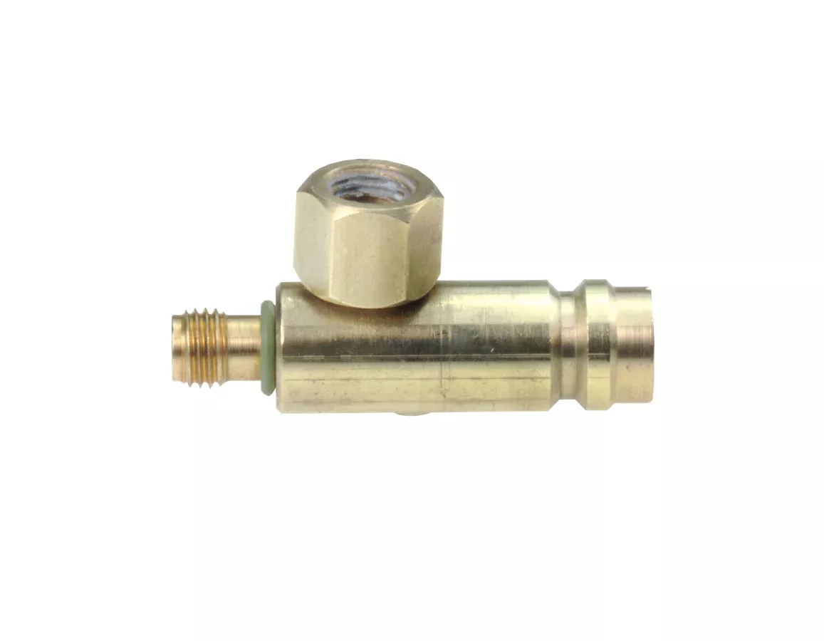 High Side 1/4 Tee Adapter - 10mm Switch Port, each