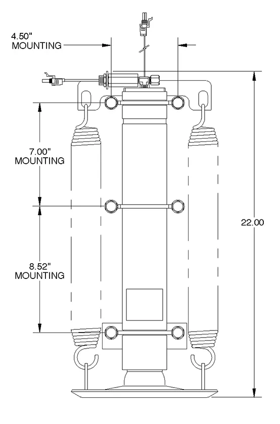 HWH RAP51779 (AP51779) STRAIGHT-ACTING JACK FIXED