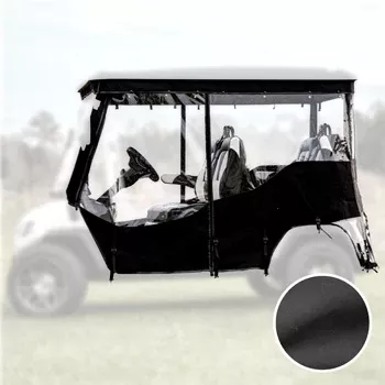 Icon i20 Black 4-Passenger Enclosure (3 Sided 2 passenger) -Track Style