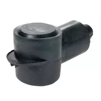Insulator Terminal Cover Black 2 - 00 B&S 32mm Ring Flat Top Standard Profile & Length