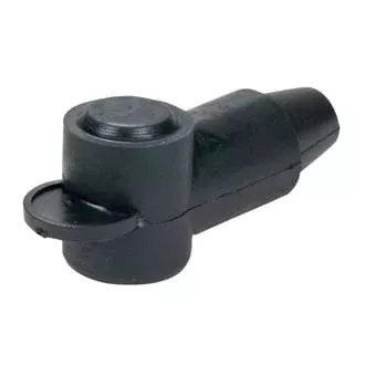 Insulator Terminal Cover Black 8 - 2 B&S 14mm Ring Flat Top Standard Profile & Length