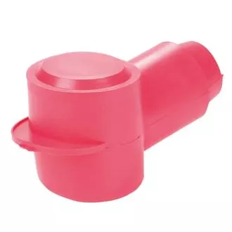 Insulator Terminal Cover Red 000-0000 B&S 32mm Ring Flat Top Standard Profile & Length