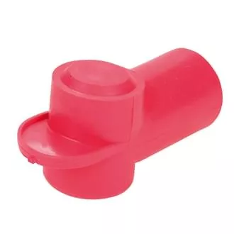 Insulator Terminal Cover Red 3 - 6mm Cable 12mm Ring Flat Top Standard Profile & Length
