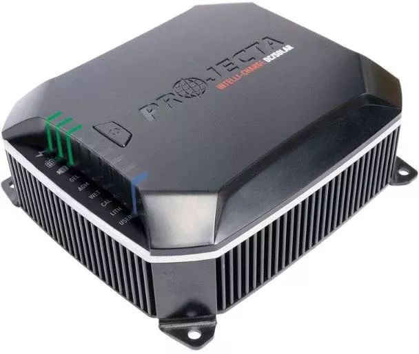 Intelli-Charge 25A DC-DC Charger 9-32VDC + Solar Input IP69K All Battery Chemistry