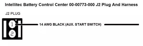 Intellitec Battery Control Center With Out Fuses 00-00773-000 J2 Plug And Harness