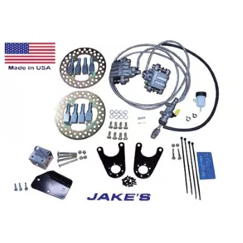 Jake’s Club Car DS Front Disc Brake Kit W/ Spindle Lift (Fits 1981-2008.5)