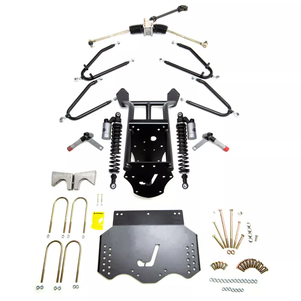 Jake's Long Travel Lift Kit | EZGO TXT Gas w/ Kawasaki Engine (2009-Up) w/ External Reservoir Shocks