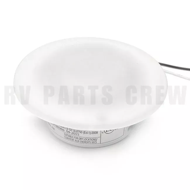 Jayco RV 3" Glass Ceiling Light Round 0230915