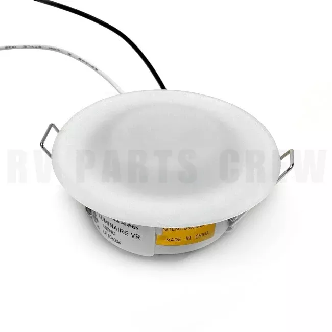 Jayco RV 3" LED Puck Light Glass Round 0230935
