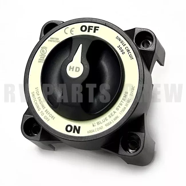 Jayco RV Battery Control Disconnect Switch 600 AMP 0275936