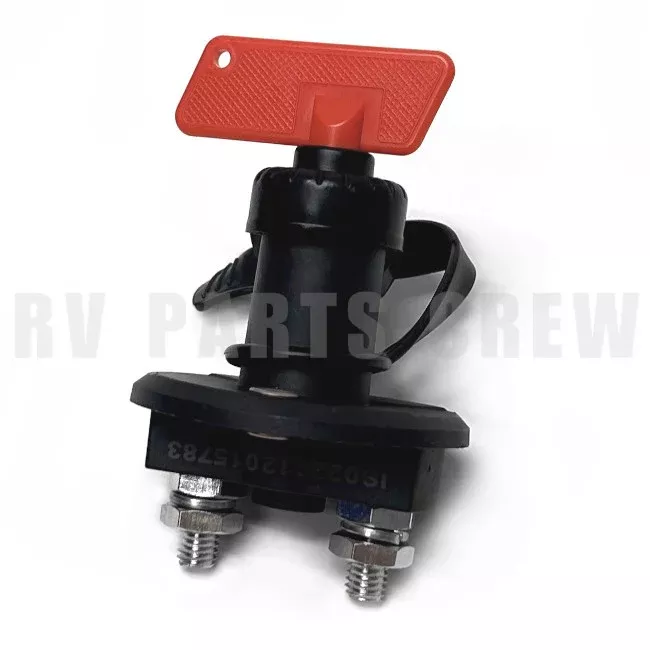 Jayco RV Battery Isolator Switch Disconnect 12 V with Red Key 2043933