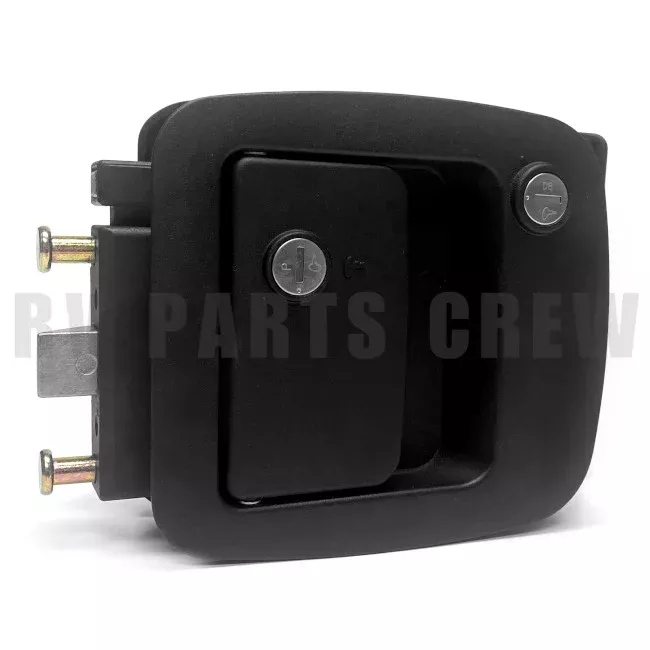 Jayco RV Bauer Entry Door Handle Lock Kit Black 0222283