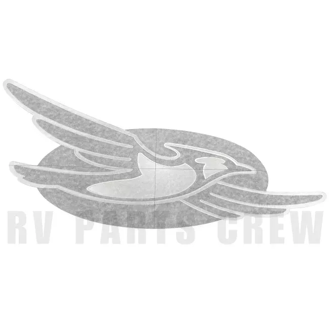 Jayco RV Bird Logo Decal 26.44" x 12.79" White/Black/Gray 2025111