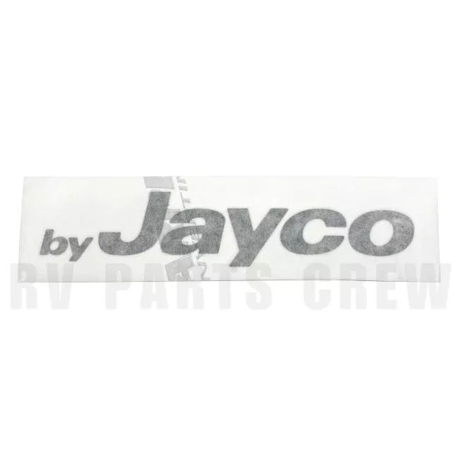 Jayco RV "By Jayco" Logo Decal 1.51" x 7" Black 2024039