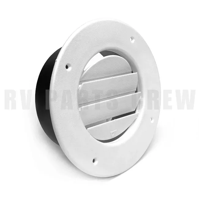 Jayco RV A/C Register Vent 6.5" Round with 2" Extension 0187760