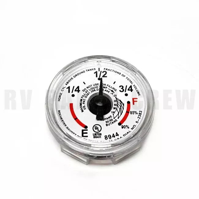 Jayco RV Direct Snap-On Propane LP Gauge 0189471