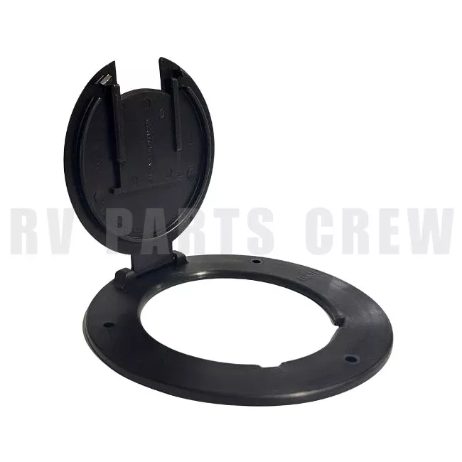 Jayco RV Exterior Electrical Cable Hatch Door Black 2017051
