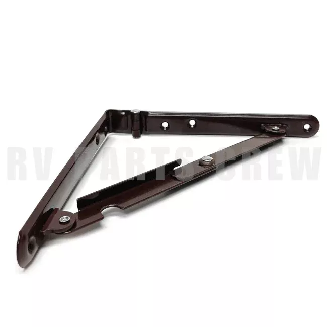 Jayco RV Flip-Up TV Shelf Bracket Brown Collapsible 0174330