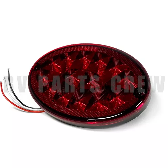 Jayco RV LED Oval Tail Light Red 2006501