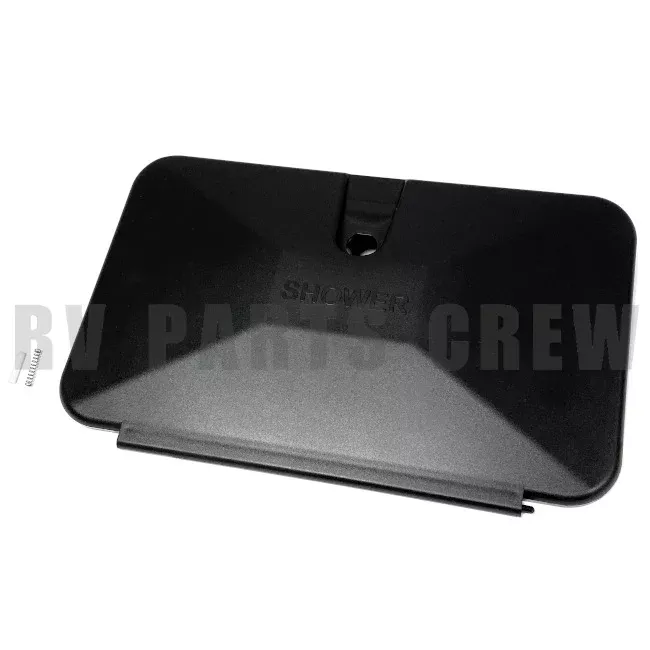 Jayco RV Outside Shower Door Black 12.8" x 8.2" 0761491