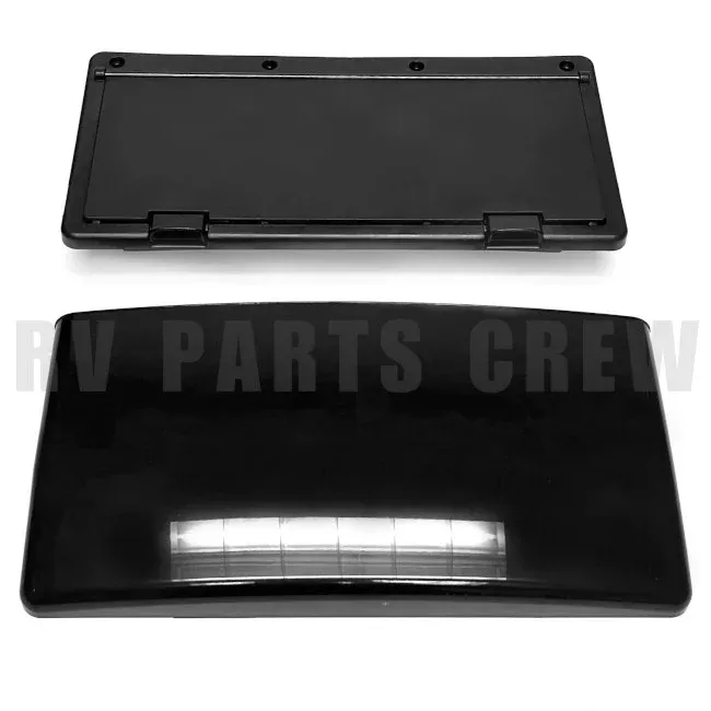 Jayco RV Outside Vent / Rangehood with Black Damper 1.75" Flange 0210668