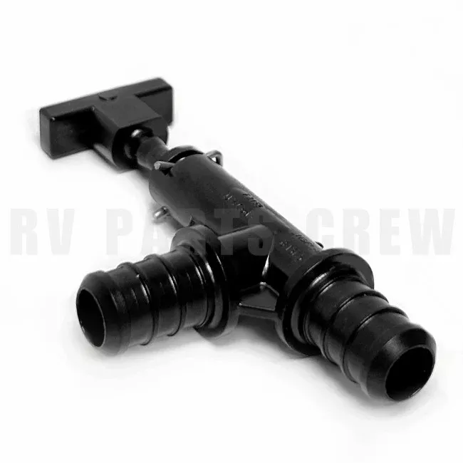 Jayco RV Plastic Low Point Drain Valve 90 Degree 0089983