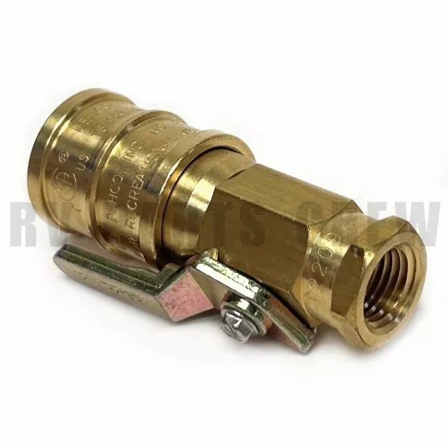 Jayco RV Propane Valve Quick Disconnect 1/4" FPT 0162036