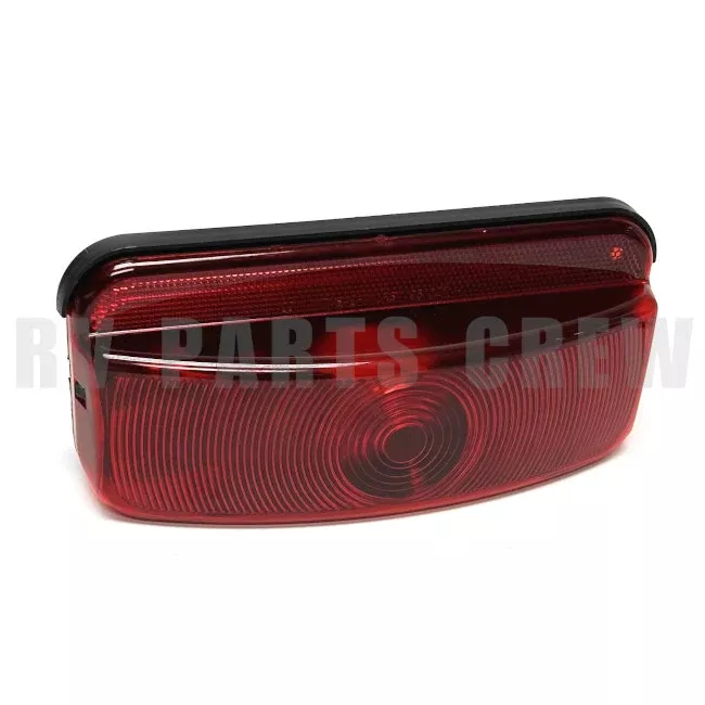 Jayco RV Red Rectangular Tail/Turn Light with Black Base 0184894