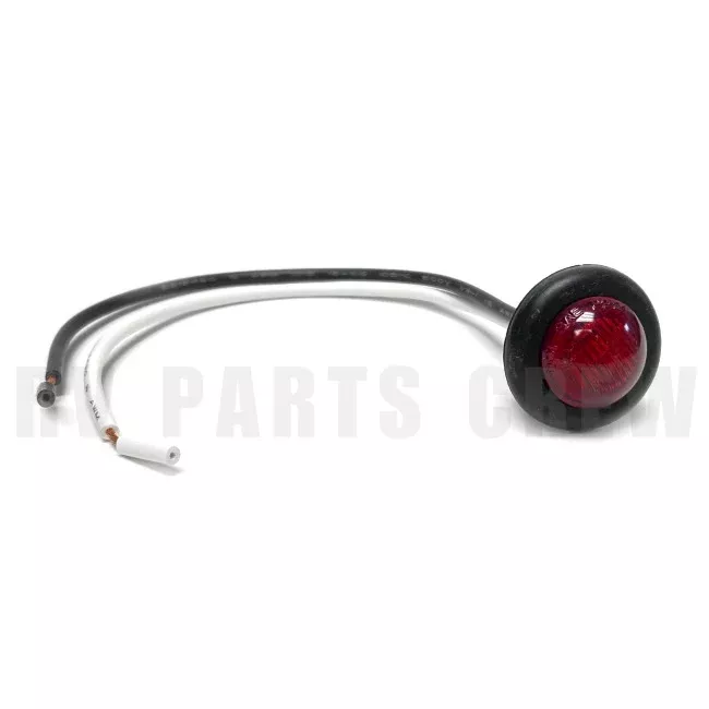 Jayco RV Round 3/4" Clearance Light Red (Curved Lens, 3/4" Deep) 2016866