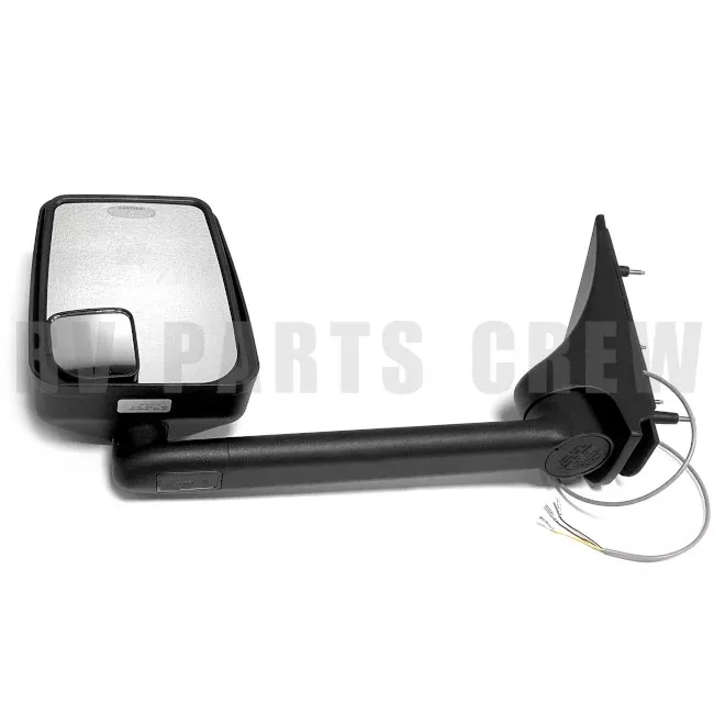 Jayco RV Velvac Mirror Head Assembly Black, Roadside (LH) 0231538