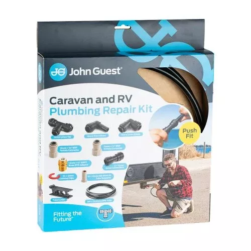 John Guest Caravan Plumbing Repair Kit Black