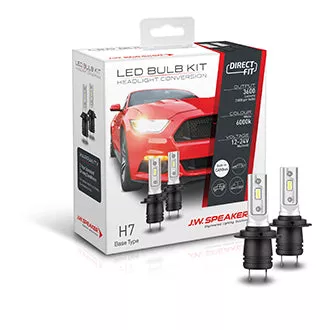 JW Speaker LED Headlight Kit H7 12/24V 5700K Direct Fit (Pair)