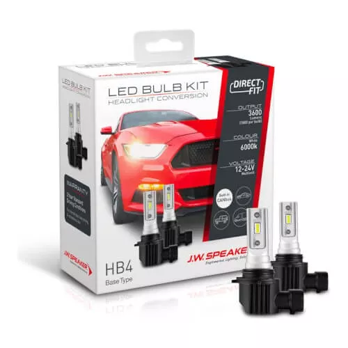 JW Speaker LED Headlight Kit HB4 12/24V 5700K Direct Fit (Pair)