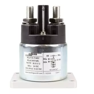 Kissling Bi-Stable Power Relay 24V 500A Bottom Mount