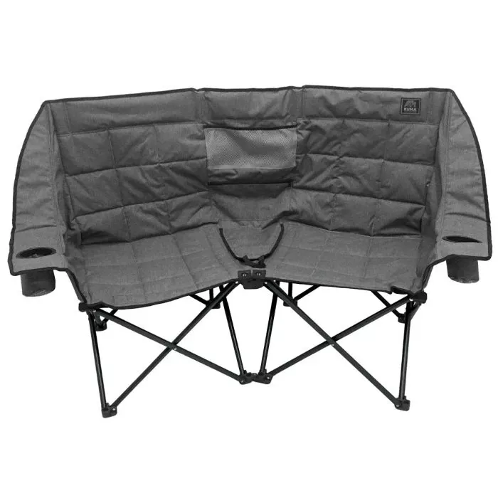 Kuma Kozy Bear Double Chair – Heather Gray