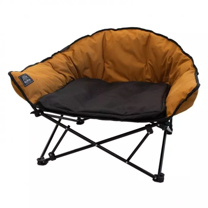 Kuma Lazy Bear Dog Bed Chair – Sierra & Black
