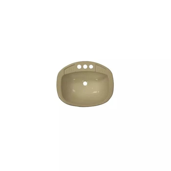LaSalle Bristol Drop-in 16″ X 20″ Ivory Lavatory Sink