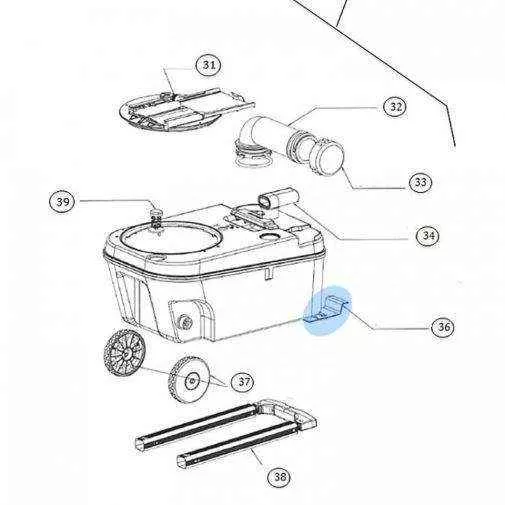 Latch for Cassette of Saneo Toilet
