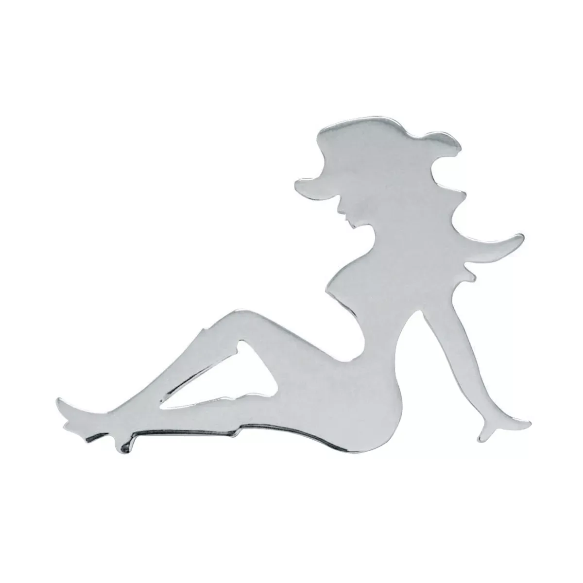 Left Facing Western Cowgirl with Boots Cut Out