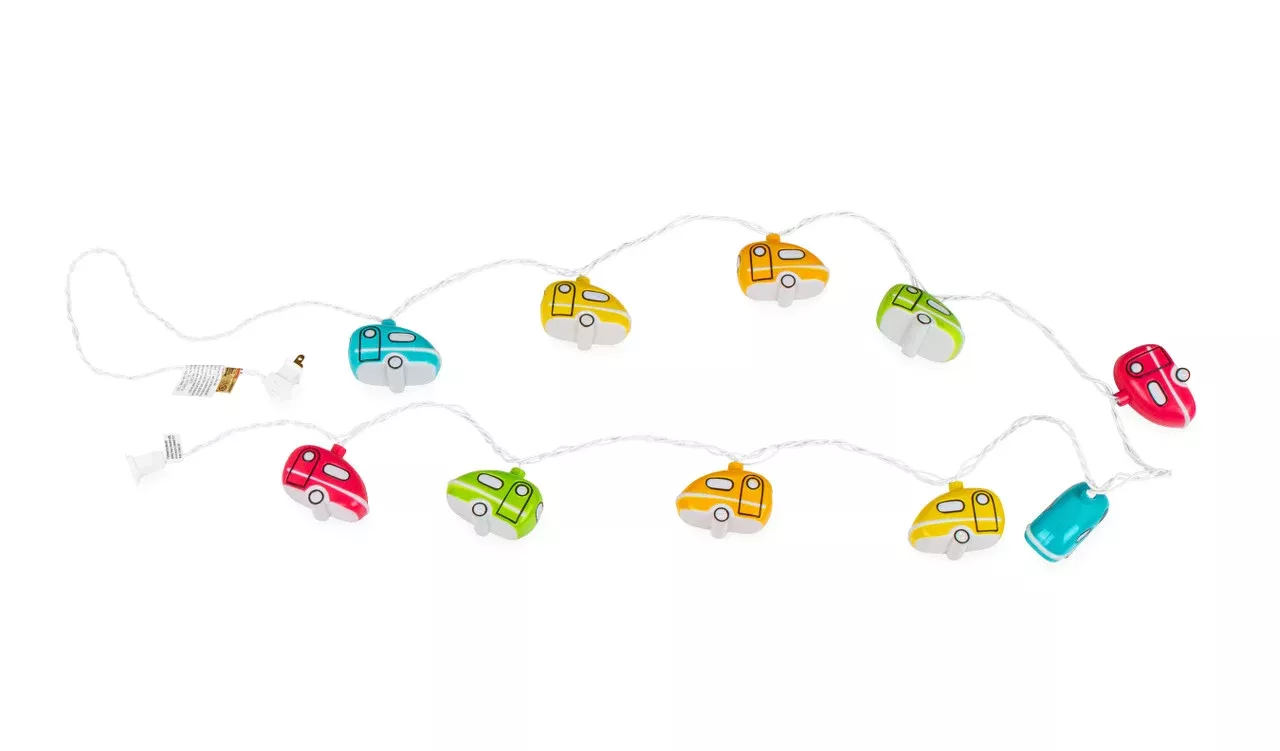 Life is Better at the Campsite Retro Travel Trailer LED Party Lights