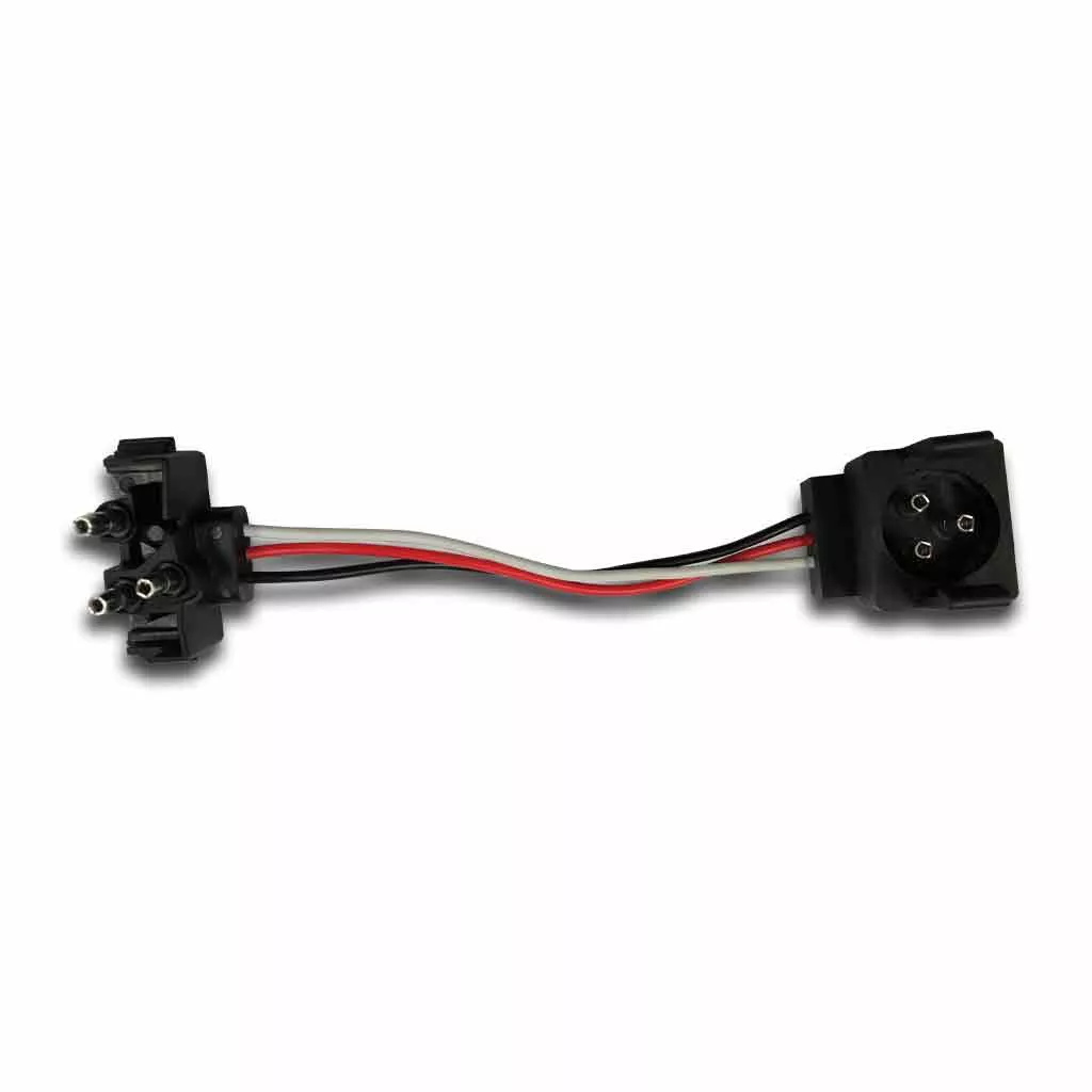 Lock Connector to 3 Prong Pigtail for LED Lighting