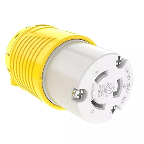Locking Female Connector 250V 20 Amp